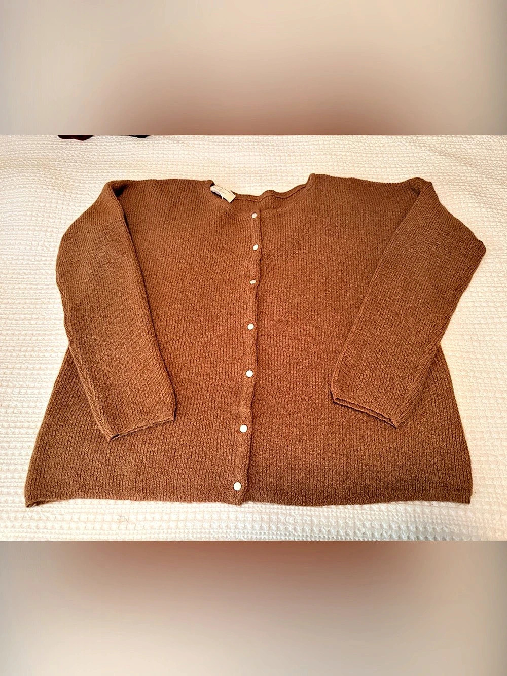 Sézane Gaspard Cardigan Mohair Blend Brown Medium